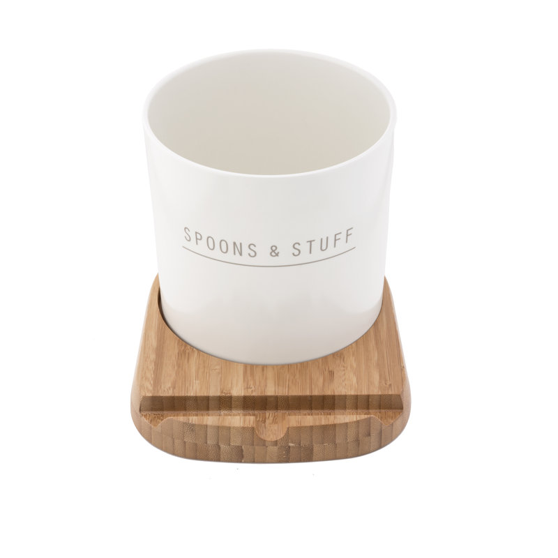 Tablecraft Crofthouse Collection Bamboo Utensil Holder & Reviews Wayfair